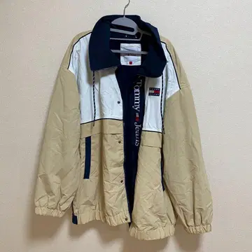 TOMMY JEANS 안감 플리스 나일론 자켓 L