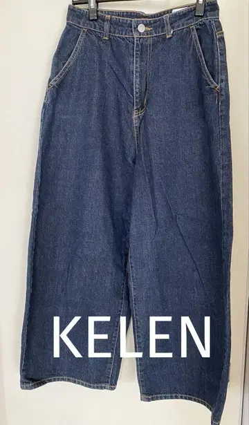 KELEN 데님 와이드 팬츠
