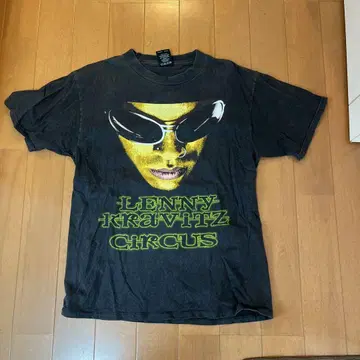 Lenny Kravitz Circus 티셔츠 L 사이즈 다크 그레이