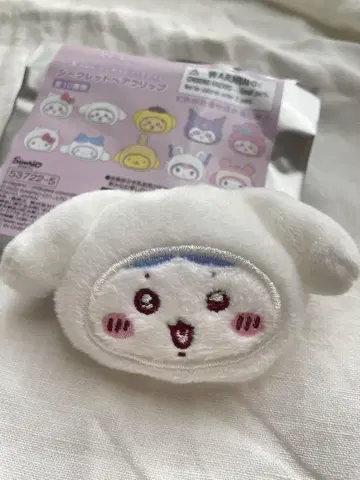 치이카와 산리오 시크릿 헤어 클립 하치와레