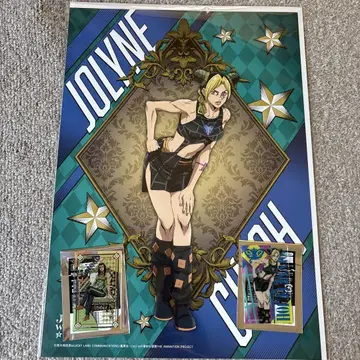 JOJOWORLD 3 DISCK 복권 C상 아크릴 카드 쿠죠 죠린