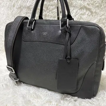 PELLE MORBIDA 비즈니스 백 2way 더블 지퍼 2룸 짙은 그린