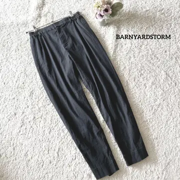 밴야드 스톰 블랙 테이퍼드 팬츠 [1] BARNYARDSTORM