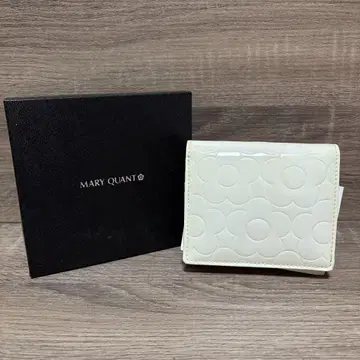 MARY QUANT 플라워 패턴 접이식 지갑