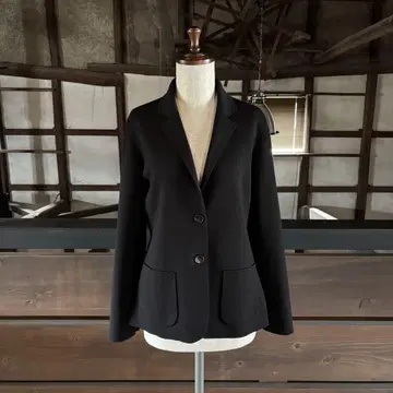 AGNONA 아니오나 니트 테일러드 자켓 블랙 사이즈 S