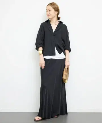 Cu/R Maxi 스커트