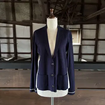 BOGNER 보그너 니트 테일러드 자켓 네이비 계열 사이즈 M