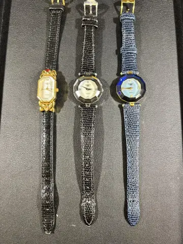 ELIZABETH 쿼츠 손목시계 3개 세트