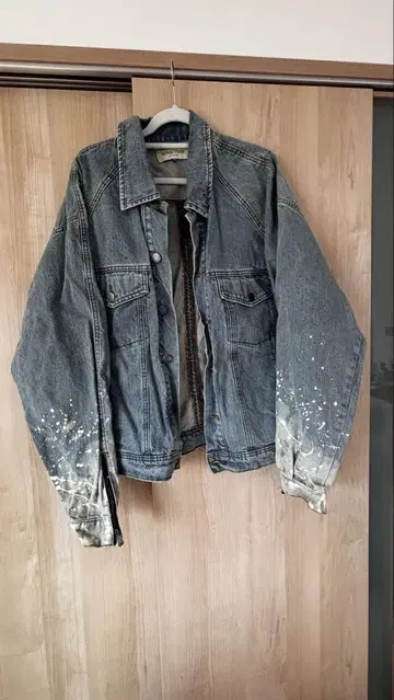 HYPER DENIM 페인트 가공 데님 자켓 XL