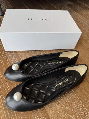 미사용 새상품 PIPPICHIC chu chu pearl 2 black