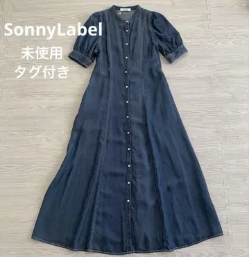 핏 데님 드레스 원피스 2 어반 리서치 써니 라벨 미사용 택 포함