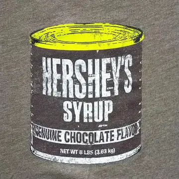 허쉬 반팔 티셔츠 XL HERSHEY'S US 구제 의류! [323]