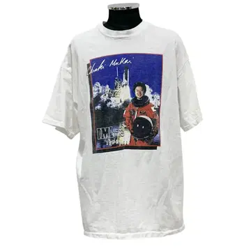 90s USA제 무카이 치아키 IML-2 로켓 1994 티셔츠 0609K