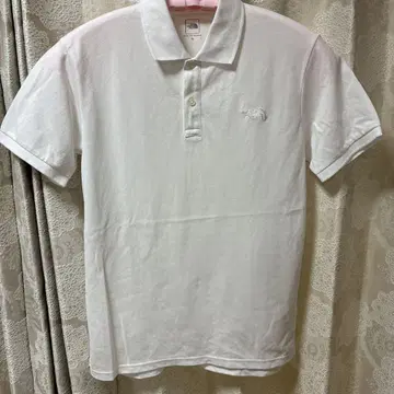 507 노스페이스 화이트 피케 셔츠