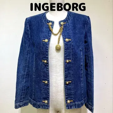 INGEBORG 체인 데님 자켓