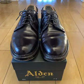 Alden 990 7D 코도반 버건디 슈 트리 포함 알든