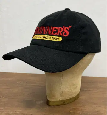 SKINNER'S 6패널 야구 모자 블랙 기업 물품
