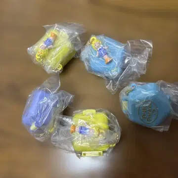 폴리 포켓 캡슐 토이 5개 세트 컬러풀