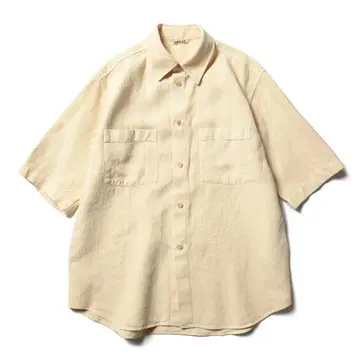 오라리 WASHI DUCK CANVAS SHIRTS 4