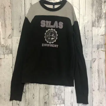 SILAS 사이러스 맨투맨 트레이닝복 입체 로고 M