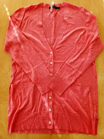 Ralph Lauren 핑크 긴팔 가디건 M