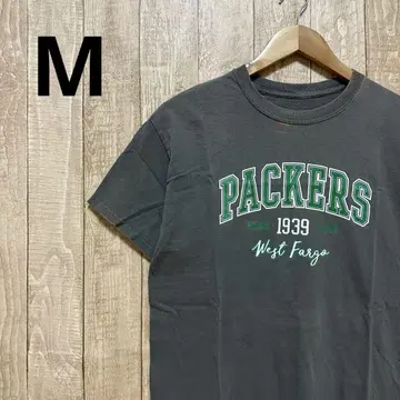빈티지 구제 의류 티셔츠 반팔 PACKERS 1939 여름옷 얼룩 있음