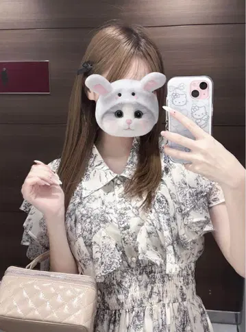 GRL 그레일 꽃무늬 프릴 플레어 원피스 pm582