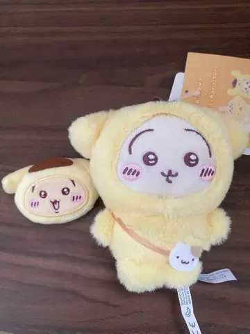 치이카와 산리오 마스코트 홀더 헤어 클립 토끼 폼폼푸딩