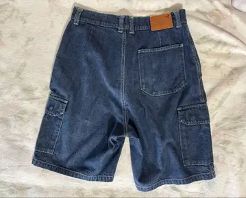 90's 다크 블루 카고 숏 팬츠 조츠
