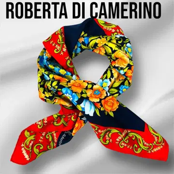 Roberta di Camerino 로베르타 디 카메리노 플라워 스카프