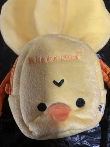 리락쿠마 봉제 인형 백팩 키이로이토리 레어 단종
