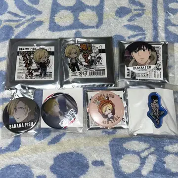 BANANA FISH 캔뱃지 아크릴 키링 아쉬 이지 세트
