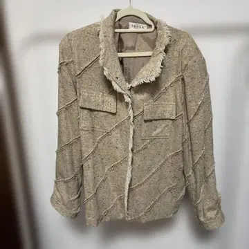 igrek 프린지 자켓 L 베이지