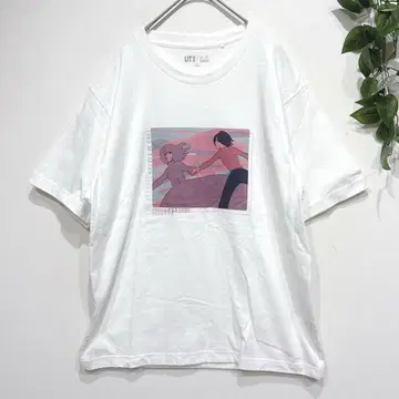 유니클로 UT 유니클로 YOASOBI 콜라보 반팔 티셔츠 면 100%