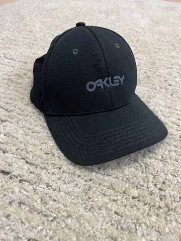 OAKLEY 블랙 야구 모자 L/XL