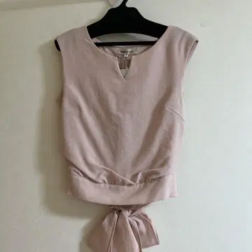 택 포함 새상품 아푸와이저 리셰 반팔 티셔츠 핑크 리본 M