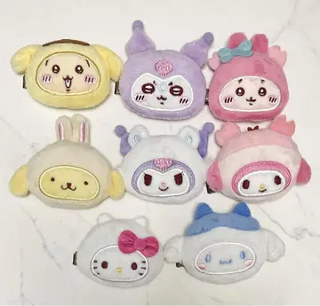 치이카와 산리오 헤어 클립 8종 세트