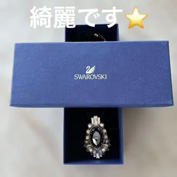 스와로브스키 블랙 크리스탈 목걸이