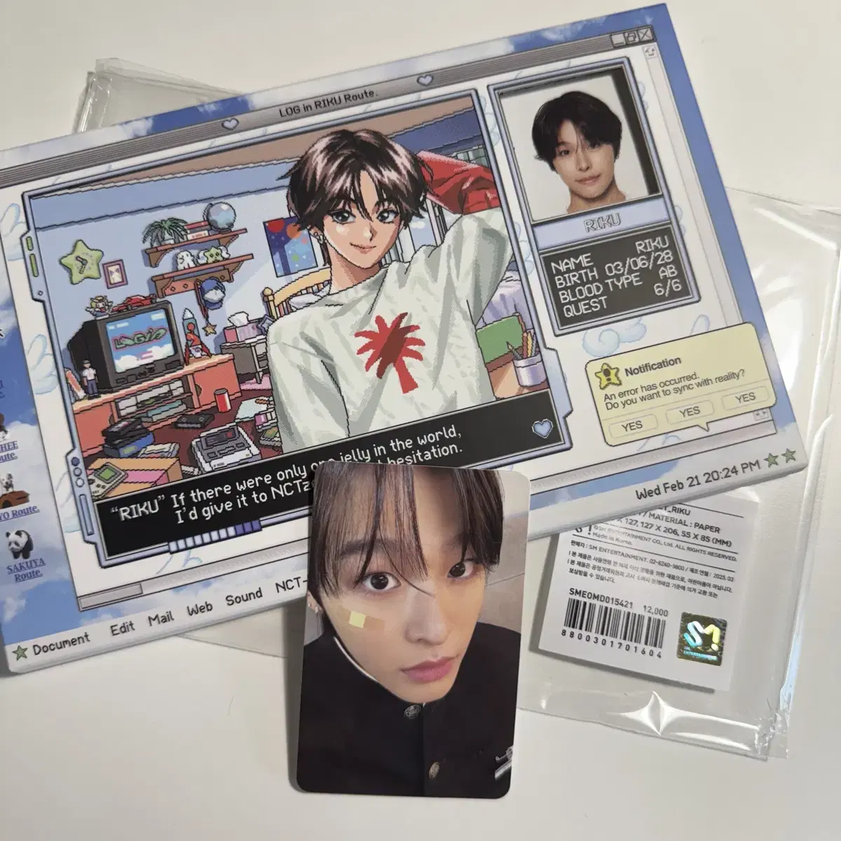 NCT | 엔시티 Nct Wish Login Photo Set riku on Bunjang Global