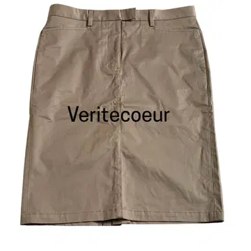 Veritecoeur 베리떼꾸르 베이지 타이트 스커트