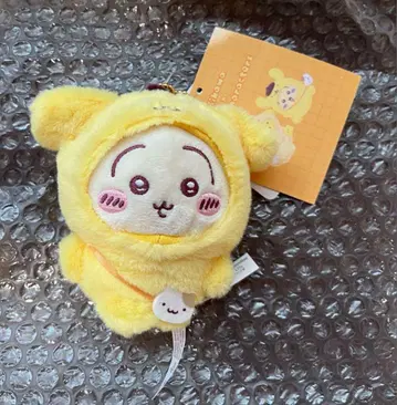 치이카와 산리오 마스코트 키링 토끼 폼폼푸딩