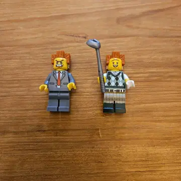 레고 LEGO 무비 업무 사장 2종 세트 미니 피규어