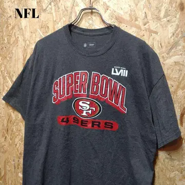 NFL 49ers SUPER BOWL LVIII 반팔 티셔츠 빅 프린트