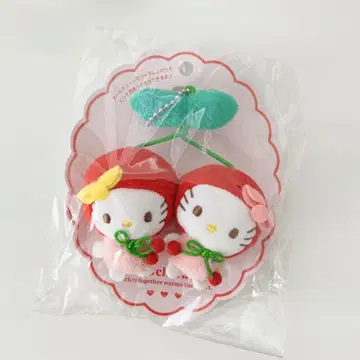 미사용 새상품 산리오 봄색 키티 마스코트