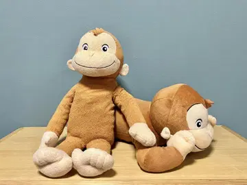 오자루의 조지 봉제 인형 2개 세트 호기심 많은 조지