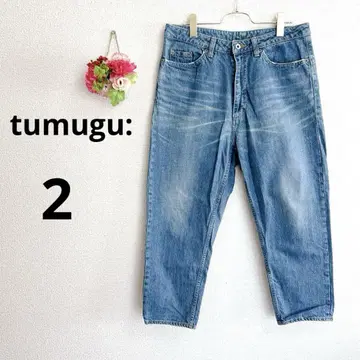 a5665 츠무구 tumugu 데님 팬츠 캐주얼 청바지 일본제 2