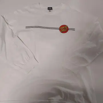 산타크루즈 santa cluz 롱T 화이트 L 사이즈 빈티지