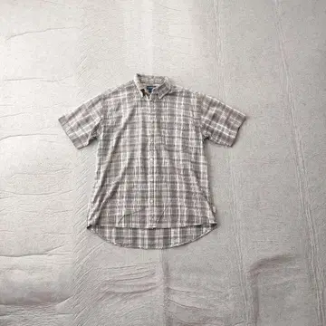 올드 J.crew 00s 체크 셔츠 그레이 시티 보이