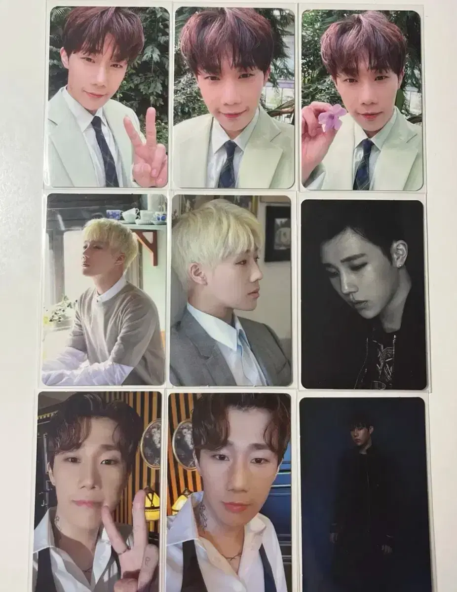 Infinite Sungkyu Unreleased Poca Photocard 9 Sheets Bulk