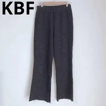 KBF 캐주얼 팬츠 부츠 컷 슬릿 여성용 하의 F